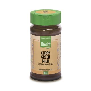 Gewürzmühle Brecht Curry green mild - Bio - 30g x 5  - 5er Pack VPE