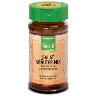 Gewürzmühle Brecht Salat Kräuter Mix fein gemahlen Glas - 35g x 5  - 5er Pack VPE