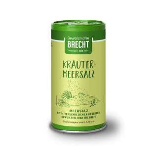 Gewürzmühle Brecht Kräuter-Meersalz-Streuer - 200g x 4  - 4er Pack VPE