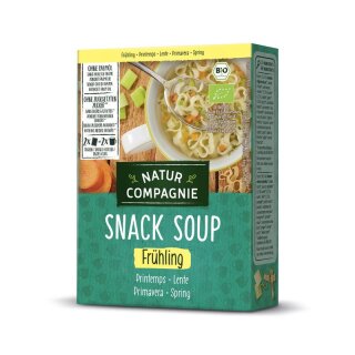 Natur Compagnie Snack Soup Frühling - Bio - 34g x 12  - 12er Pack VPE