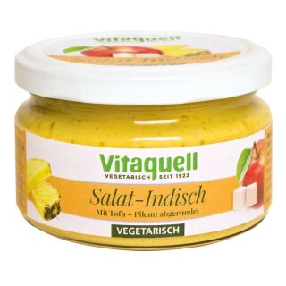 Vitaquell Tofu-Salat Indisch vegetarisch - 200g x 6  - 6er Pack VPE
