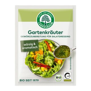 Lebensbaum Salatdressing Garten-Kräuter - Bio - 15g x 6  - 6er Pack VPE