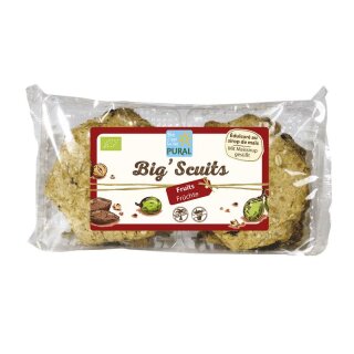 Pural BigScuits Früchte - Bio - 320g x 6  - 6er Pack VPE