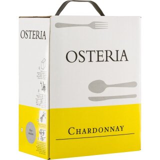 Riegel Weine OSTERIA Chardonnay Bag in Box - Bio - 3l x 4  - 4er Pack VPE