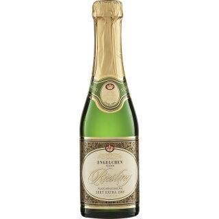 Riegel Weine Engel Rieslingsekt Piccolo Extra-Dry Flaschengärung - Bio - 0,2l x 12  - 12er Pack VPE