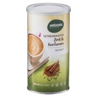 Naturata Getreidekaffee Zimt & Kardamom instant Dose - Bio - 125g x 6  - 6er Pack VPE
