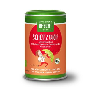 Gewürzmühle Brecht Schütz Dich - Bio - 65g x 4  - 4er Pack VPE