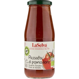LaSelva Passata di pomodoro Passierte Tomaten - Bio - 425g x 12  - 12er Pack VPE