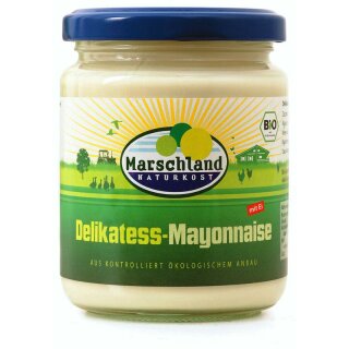 Marschland Mayonnaise 80% Fett 275 ml Gl. - Bio - 250ml x 6  - 6er Pack VPE