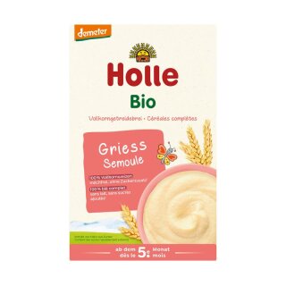 Holle Vollkorngetreidebrei Griess - Bio - 250g x 6  - 6er Pack VPE