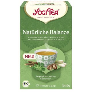 Yogi Tea Natürliche Balance Bio - Bio - 34g x 6  - 6er Pack VPE