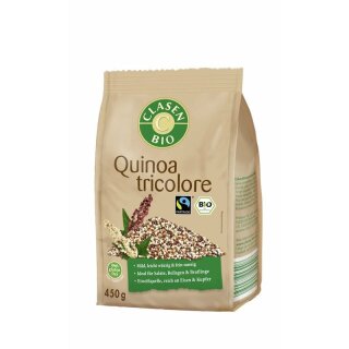 Clasen Bio Quinoa tricolore - Bio - 450g x 14  - 14er Pack VPE