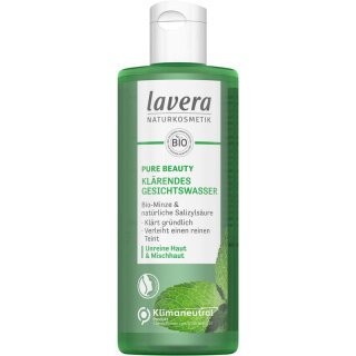Lavera PURE BEAUTY Klärendes Gesichtswasser - 200ml x 4  - 4er Pack VPE