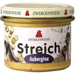 Zwergenwiese Aubergine Streich - Bio - 180g x 6  - 6er Pack VPE
