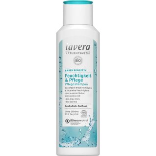 Lavera Pflegeshampoo basis sensitiv Feuchtigkeit & Pflege - 250ml x 6  - 6er Pack VPE