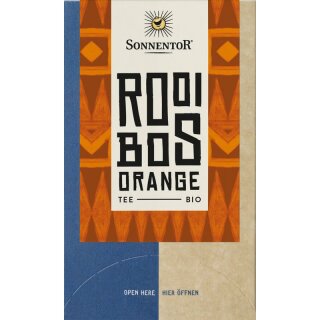 Sonnentor Rooibos Orange Tee Doppelkammerbeutel - Bio - 32,4g x 6  - 6er Pack VPE