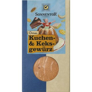 Sonnentor Omas Kuchen- und Keks Gewürz - Bio - 50g x 6  - 6er Pack VPE