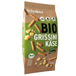 Schnitzer Grissini Käse - Bio - 100g x 8  - 8er Pack VPE