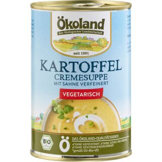 Ökoland Kartoffel-Cremesuppe - Bio - 400g x 6  - 6er Pack VPE