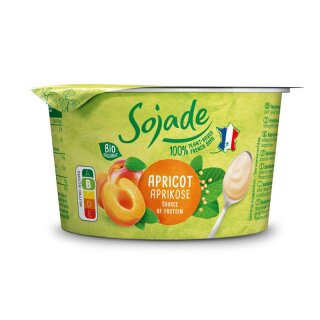 Sojade Soja-Alternative zu Joghurt Aprikose - Bio - 150g x 6  - 6er Pack VPE