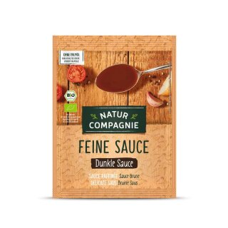 Natur Compagnie Feine Sauce Dunkle Sauce - Bio - 21g x 12  - 12er Pack VPE