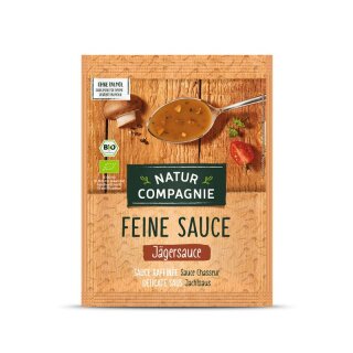 Natur Compagnie Feine Sauce Jägersauce - Bio - 22g x 12  - 12er Pack VPE