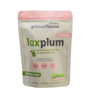 Louie’s Laxplum fermentierte grüne Pflaume 30 Stück - 450g x 6  - 6er Pack VPE