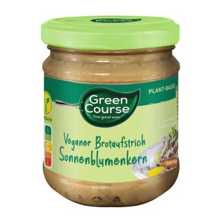 Green Course Veganer Brotaufstrich Sonnenblumenkern - 180g x 6  - 6er Pack VPE