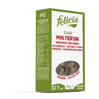Felicia Mais Reis Buchweizen und Quinoa Fusilli glutenfrei - Bio - 250g