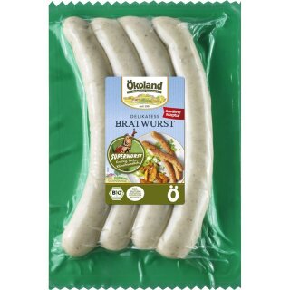 Ökoland Delikatess Bratwurst ´alias Superwurst´ - Bio - 180g