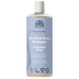 Urtekram Fragrance Free Sensitive Scalp Shampoo - 500ml x 6  - 6er Pack VPE