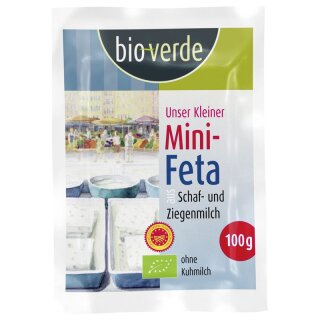 bio-verde Original griechischer Mini-Feta vakuumverpackt - Bio - 100g