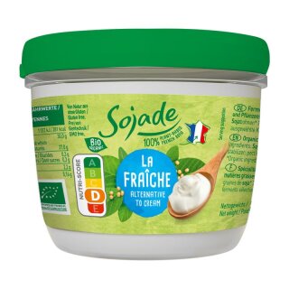 Sojade Fermentierte Alternative zu Crème fraîche auf Soja- und Pflanzenfettbasis - Bio - 200g