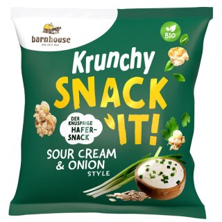 Barnhouse Krunchy Snack it! Sour Cream & Onion Style - Bio - 150g