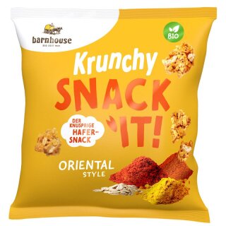 Barnhouse Krunchy Snack it! Oriental Style - Bio - 150g x 7  - 7er Pack VPE