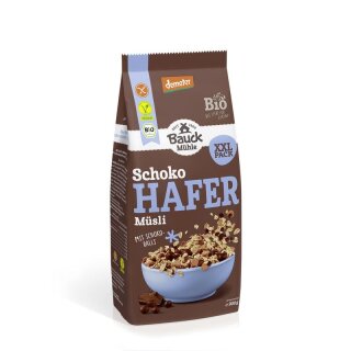 Bauckhof Hafer Müsli Schoko glutenfrei Demeter - Bio - 900g