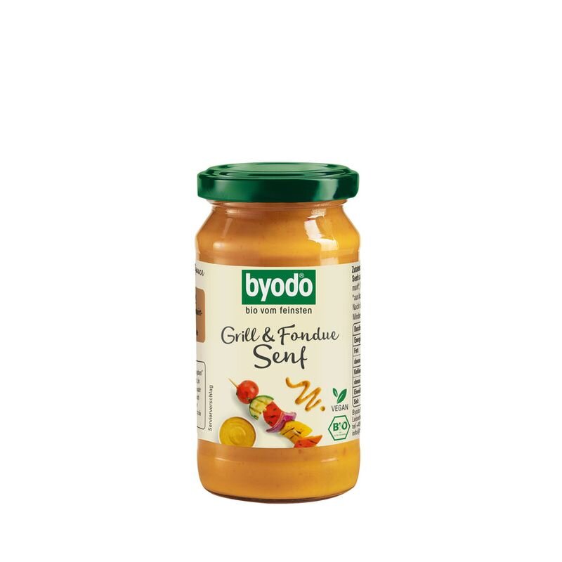 byodo Byodo Grill &amp; Fondue Senf würzige Senfsauce mit Paprika und Gem