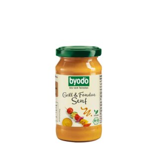 byodo Byodo Grill & Fondue Senf würzige Senfsauce mit Paprika und Gemüse - Bio - 200ml